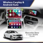 Wireless Carplay & Android Auto (W204) Mercedes C-Class (Facelift)